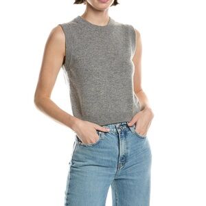 Vince Gray Sleeveless Sweater NWT